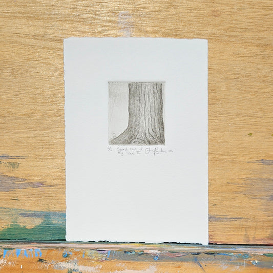 Art Print: Bored out of my tree, 5"x7"
