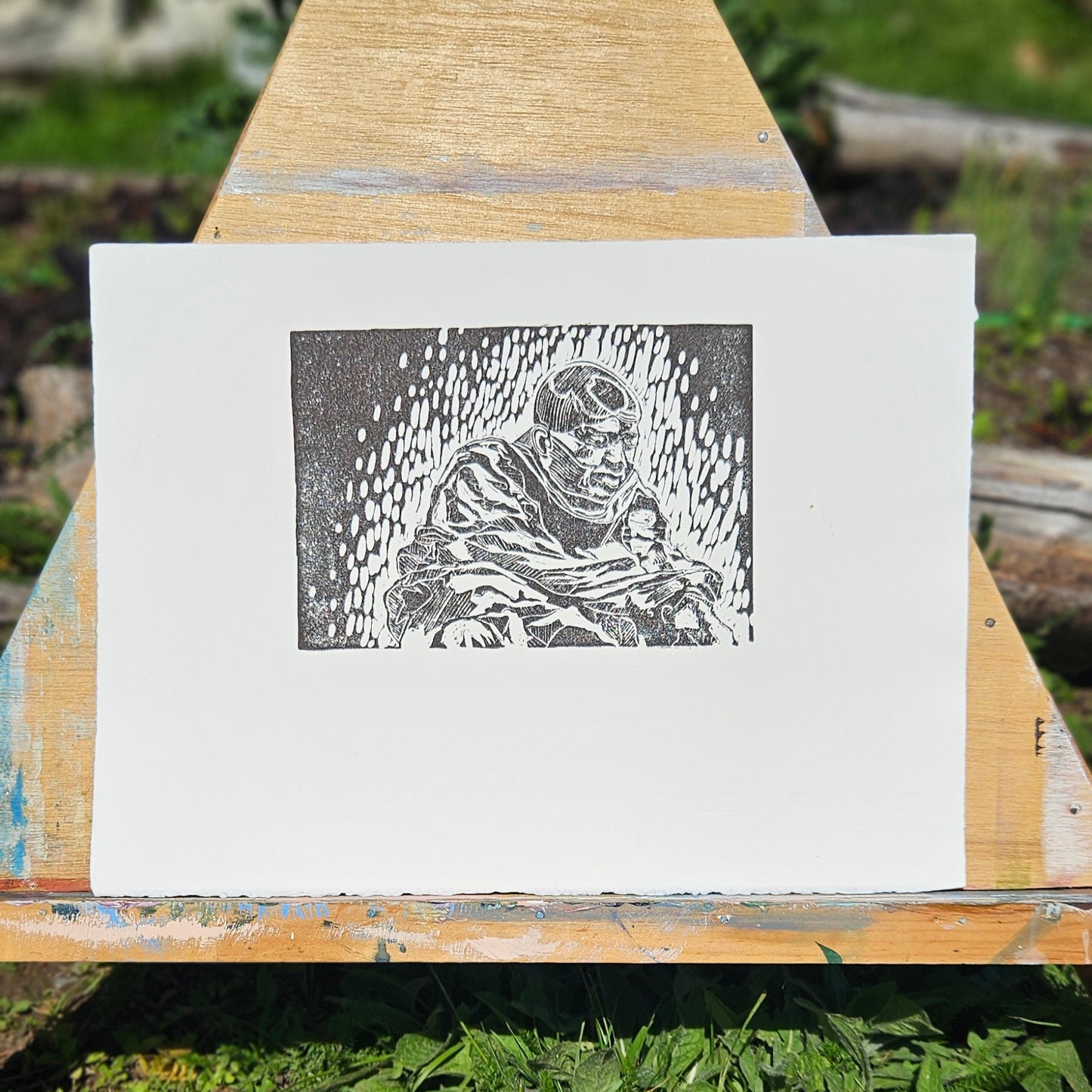 Art Print: Portrait in robes*, 15 1/16 X 11.25"
