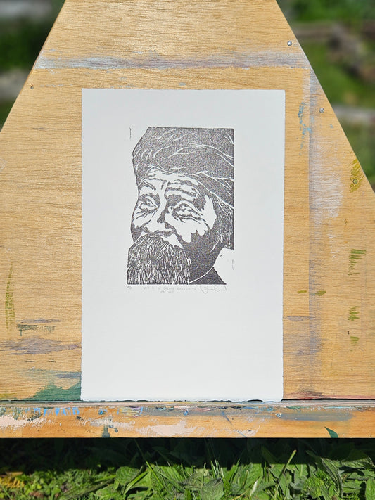 Art Print: Beard on face*, 7.5" x 11.25"