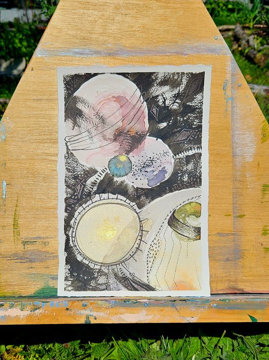 Abstract Landscape: Spacescape, 11.25" x 7.5"