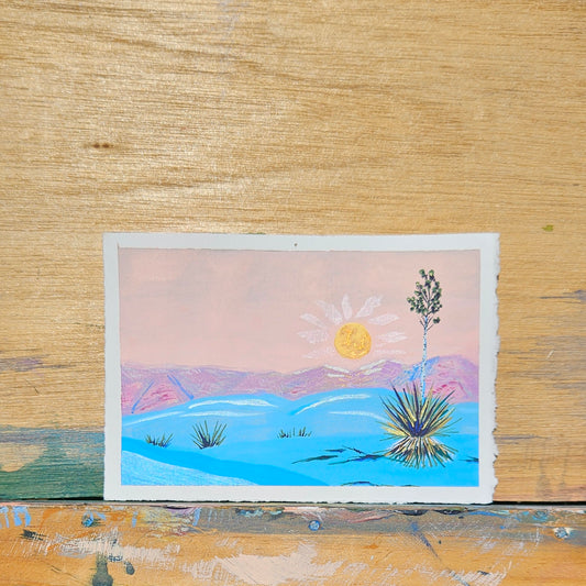 Abstract Landscape: Desert bliss, 5.5" x 4.75"