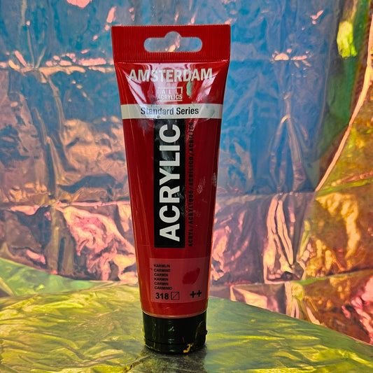 Acrylic Paint: Royal Talens, Carmine Red
