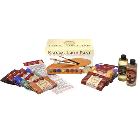The Complete Eco-friendly Artists Oil Paint Kit: Natural Earth Paint