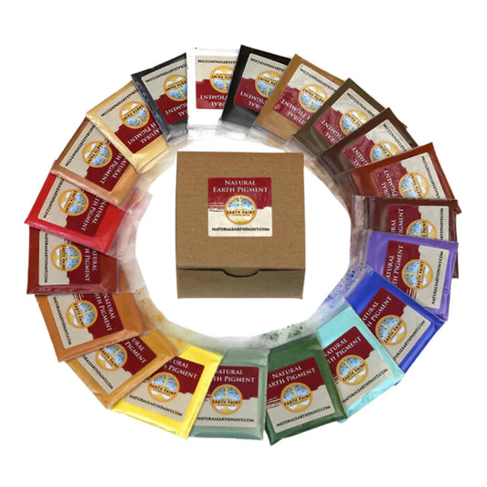 Earth & Mineral Pigments Sample Pack (20 colours): Natural Earth Paint